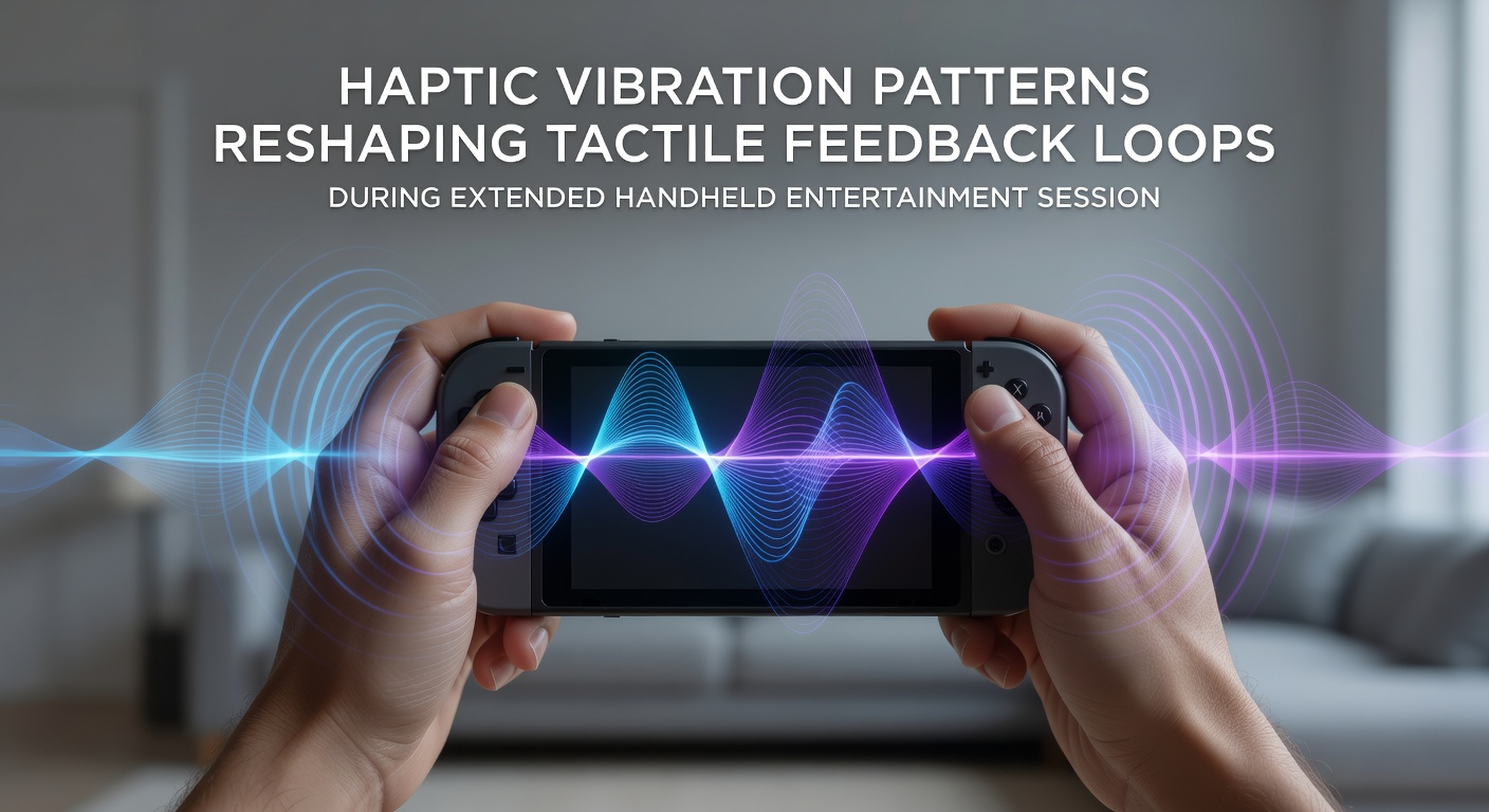 Tablet device showing real-time haptic pattern editing interface used by game developers