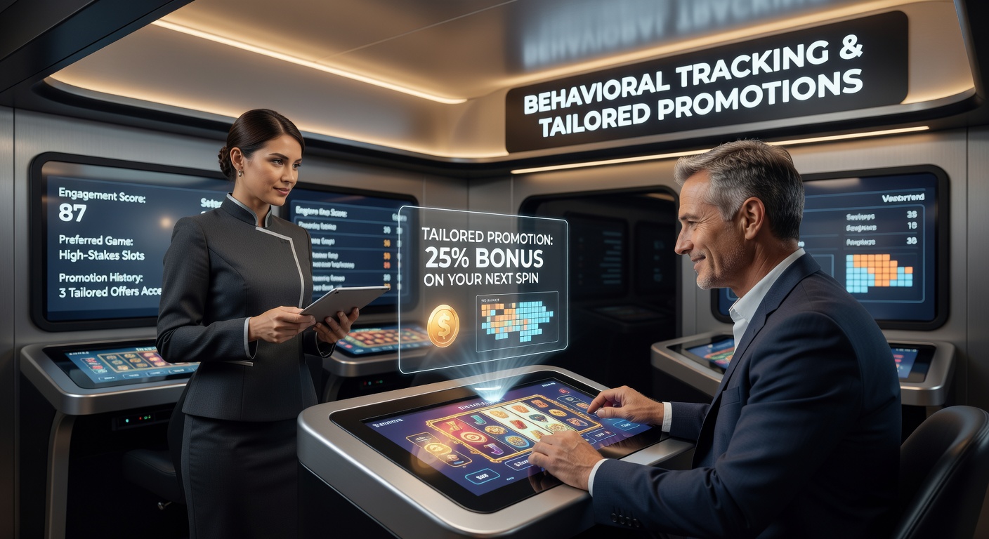 Analytics dashboard illustrating behavioral tracking metrics for casino promotions