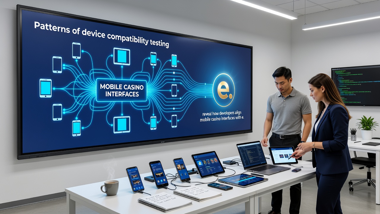Compatibility testing labs evaluate mobile casino performance on diverse smartphone hardware to maintain consistent gameplay experiences